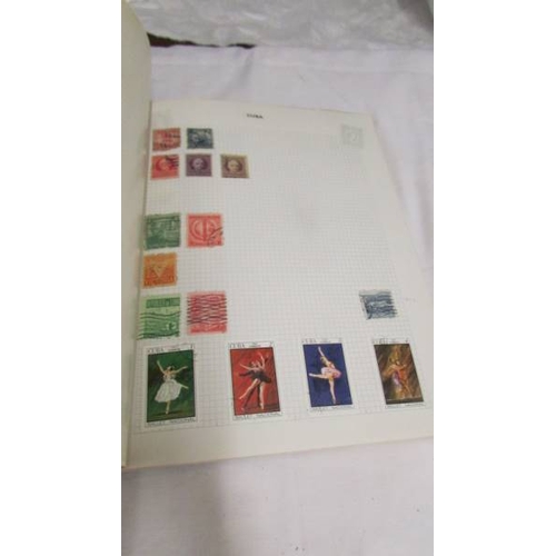 2207 - Five albums of world stamps including UK, New Zealand, Australia, Magyar, Nigeria, Lesotho, South Af... 