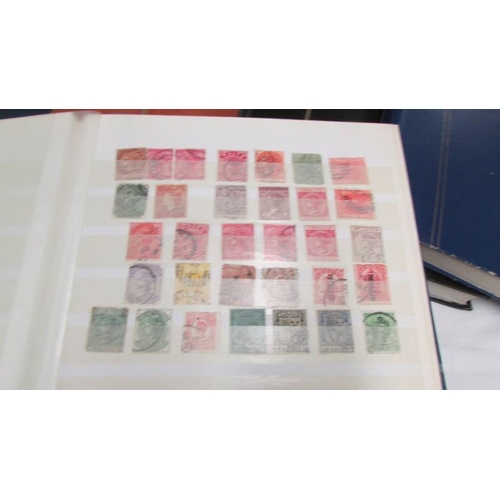 2207 - Five albums of world stamps including UK, New Zealand, Australia, Magyar, Nigeria, Lesotho, South Af... 