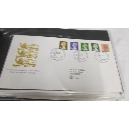 2208 - Four albums of circa 1970/80/90's first day covers.