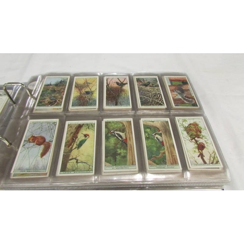 2213 - An album of early 20th century cigarette cards (1915-1930's) including Will's, Player's, Gallaher et... 