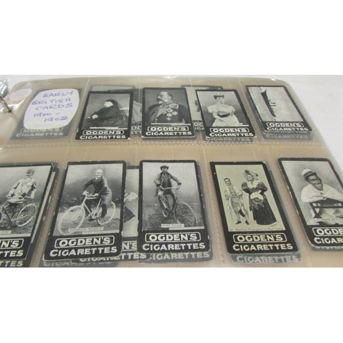 2215 - An album of late 19th/early 20th cigarette cards including Will's, Player's, Ogden's, Carreras etc.,... 