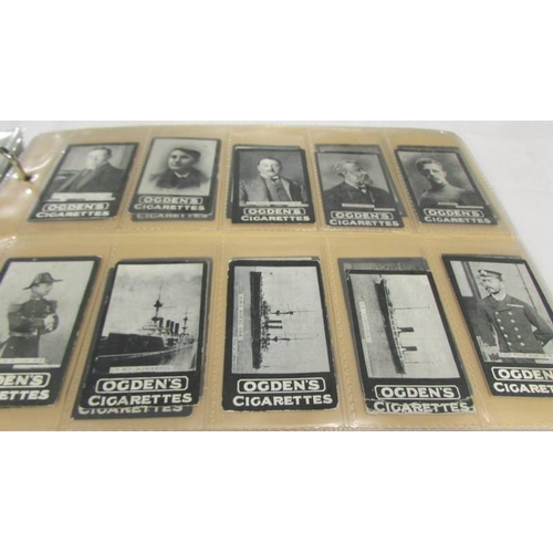 2215 - An album of late 19th/early 20th cigarette cards including Will's, Player's, Ogden's, Carreras etc.,... 