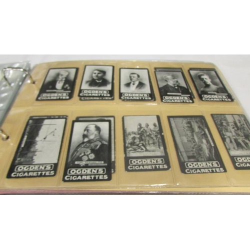 2215 - An album of late 19th/early 20th cigarette cards including Will's, Player's, Ogden's, Carreras etc.,... 