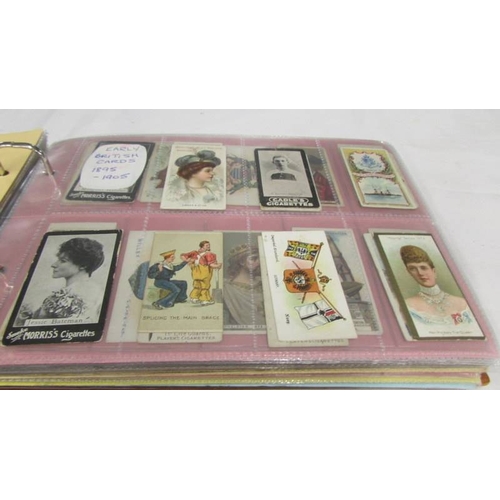 2215 - An album of late 19th/early 20th cigarette cards including Will's, Player's, Ogden's, Carreras etc.,... 