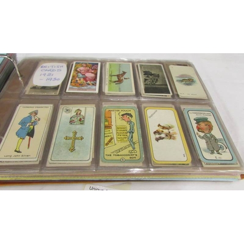 2215 - An album of late 19th/early 20th cigarette cards including Will's, Player's, Ogden's, Carreras etc.,... 