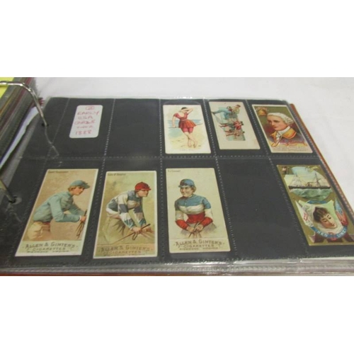 2215 - An album of late 19th/early 20th cigarette cards including Will's, Player's, Ogden's, Carreras etc.,... 