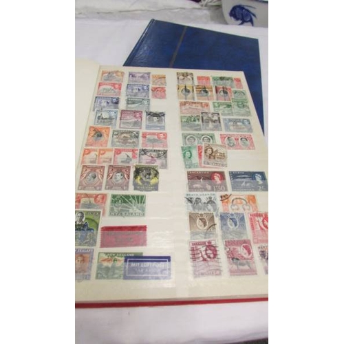 2217 - Four albums of assorted world stamps.