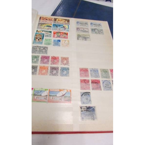 2217 - Four albums of assorted world stamps.