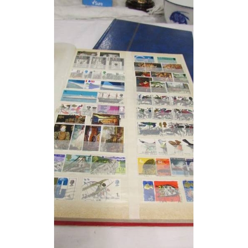 2217 - Four albums of assorted world stamps.