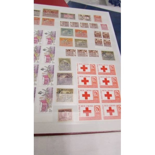 2217 - Four albums of assorted world stamps.