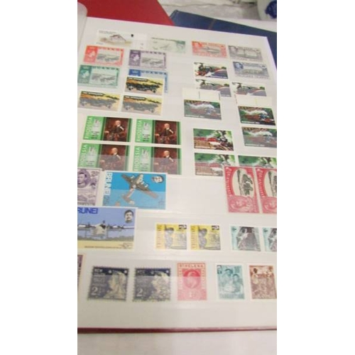 2217 - Four albums of assorted world stamps.