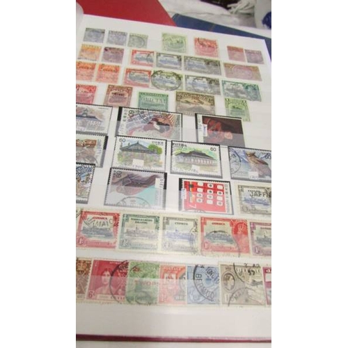 2217 - Four albums of assorted world stamps.