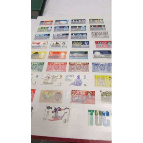 2219 - Three albums of UK and world stamps including Victorian penny reds.