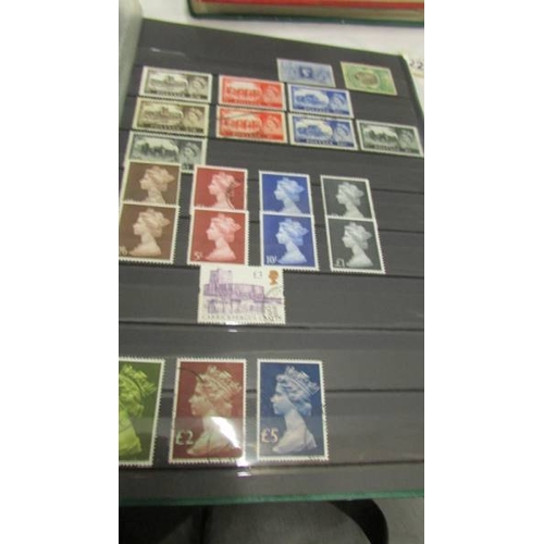 2219 - Three albums of UK and world stamps including Victorian penny reds.