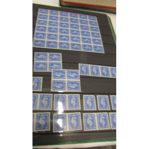 2219 - Three albums of UK and world stamps including Victorian penny reds.