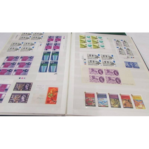 2224 - Two albums of UK and Channel Islands stamps including Victorian penny reds, a Victorian two penny bl... 