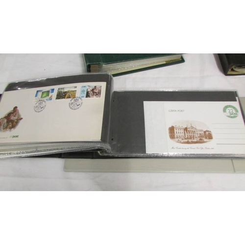 2240 - Four folders of first day covers including Wimbledon Lawn Tennis Museum, Ireland etc.,