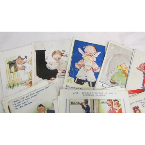 2241 - A good collection of humorous postcards including Mabel Lucy Attwell.