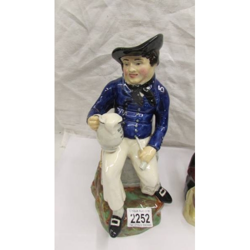 2252 - A Kevin Francis Peggy Davis ceramics limited edition 'The American Sailor' Toby jug, 200 0f 250 and ... 