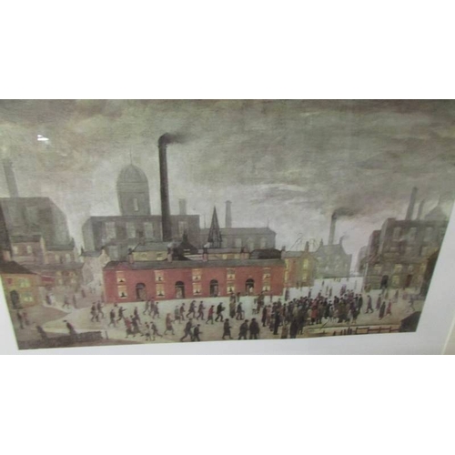 2314 - Laurence Stephen Lowry (1887-1976) Large unsigned print entitled 'An accident' published by Magnus P... 