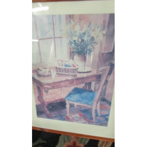 2329 - A pair of framed and glazed still life studies signed Richard Akerman.