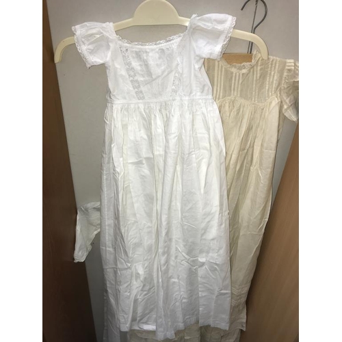 1248 - 4 antique Christening robes/gowns