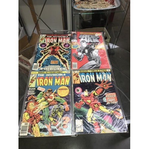 1252 - Approximately 22 Marvel & D.C. comics including Iron Man, Batman & Captain Marvel etc.