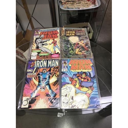 1252 - Approximately 22 Marvel & D.C. comics including Iron Man, Batman & Captain Marvel etc.