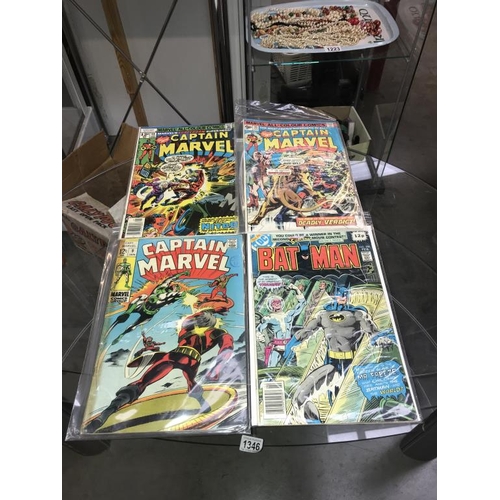 1252 - Approximately 22 Marvel & D.C. comics including Iron Man, Batman & Captain Marvel etc.