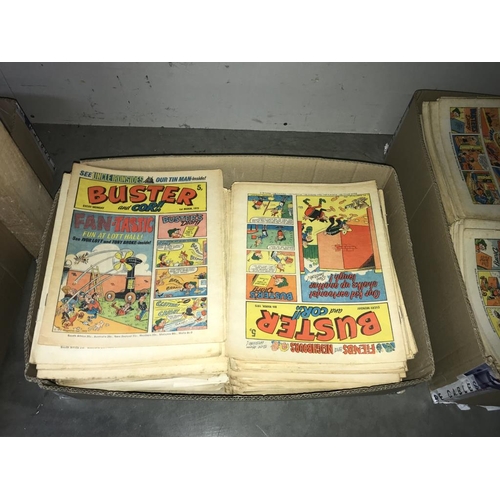 1270 - An excellent collection of 1970's Buster comics (approximately 250 comics in 2 boxes)