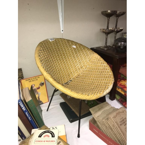 1274 - A vintage child's chair.  (Collect only)