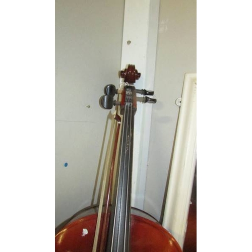 2339 - A good cello with bow. (Collect only)