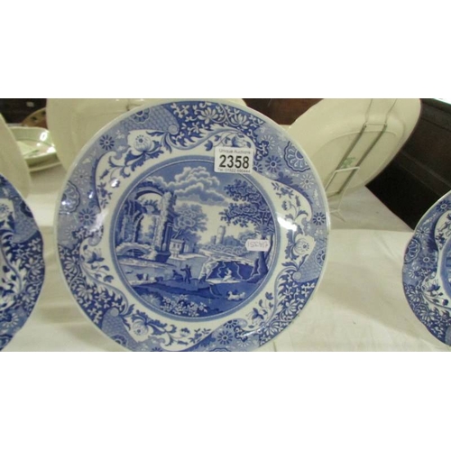 2358 - Six pieces of Spode Italian table ware. (Collect only)