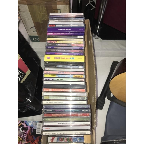 1374 - A good mixed lot of CD's including Queen, Fleetwood Mac, Dire Straits, Enya, The Beatles, Coldplay, ... 