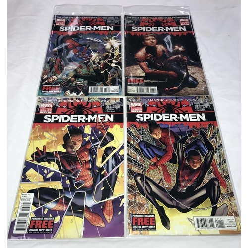 1378 - A collection of Marvel comics including Series Spider-Men 1 - 5, Superior Spiderman 1, 2, 3, Cable (... 