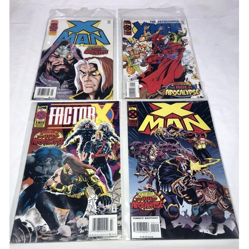 1383 - A collection of Marvel X-Men & X-Men related comics including X-Man 1, Gambit, Gambit & the X-Ternal... 