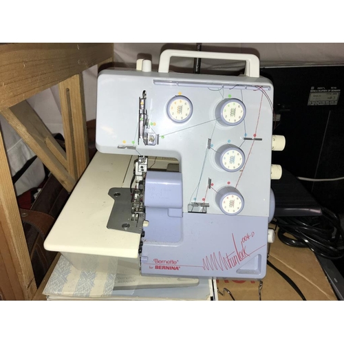 1386 - A Bernina Bernette Funlock 004D sewing machine (Collect only)