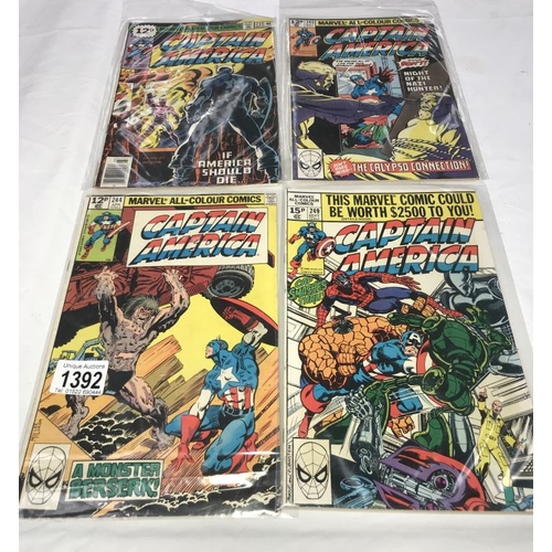 1392 - A good collection of Captain America Avengers & Fantastic 4 comics