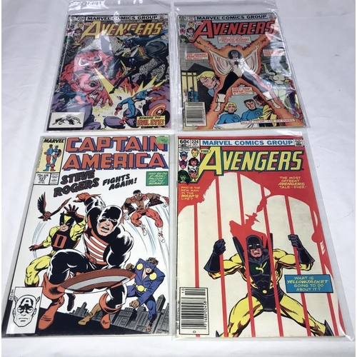 1392 - A good collection of Captain America Avengers & Fantastic 4 comics