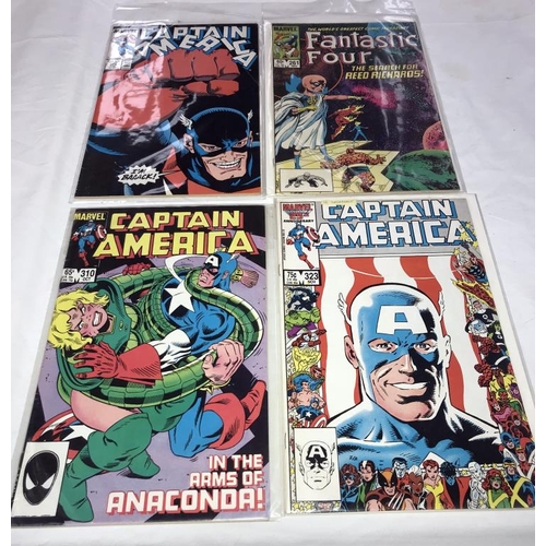 1392 - A good collection of Captain America Avengers & Fantastic 4 comics