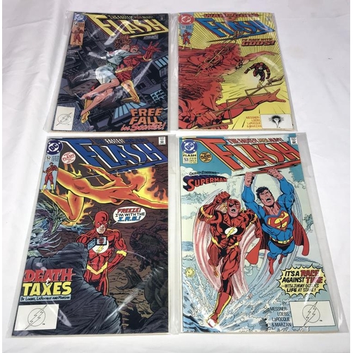 1396 - A collection of DC comics including Steel. Black lightning, Doom Patrol, Dr Fate & Detective etc.