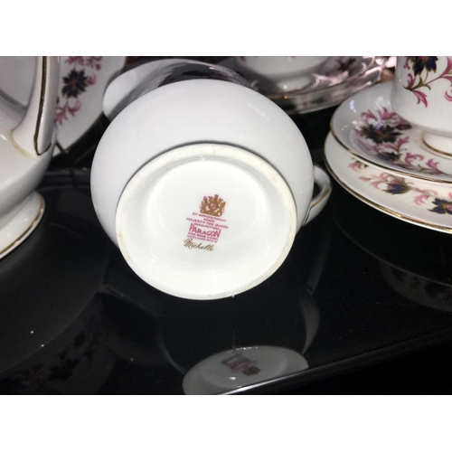 1401 - A Paragon 'Michelle' pattern part tea set