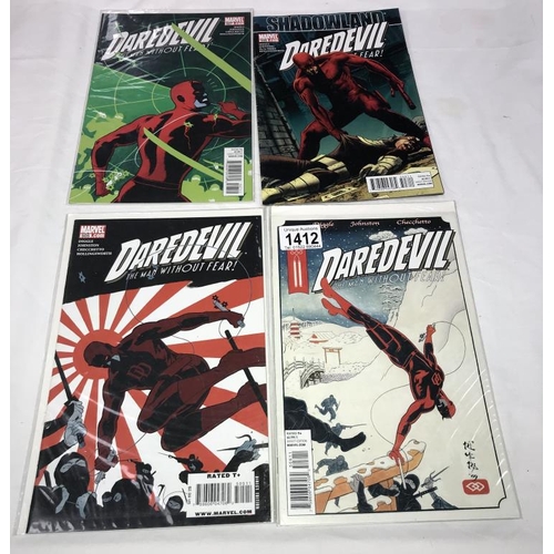 1412 - A collection of Daredevil comics (approximately 27 comics)