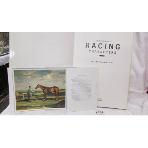 2094 - One volume of John Ireland's 'Racing Characters'.