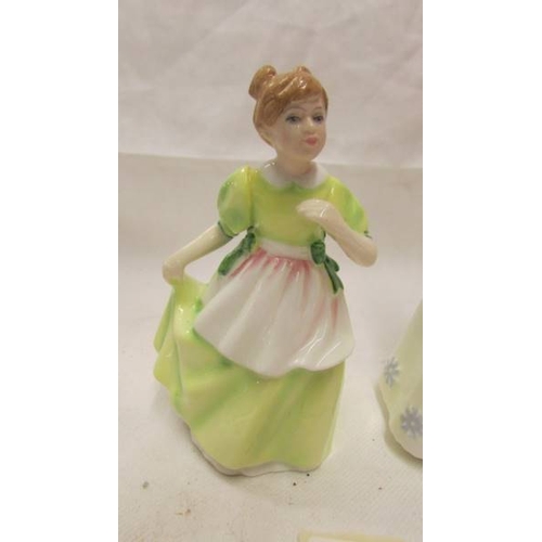 2095 - Four Royal Doulton figurines including Amanda and Catherine.