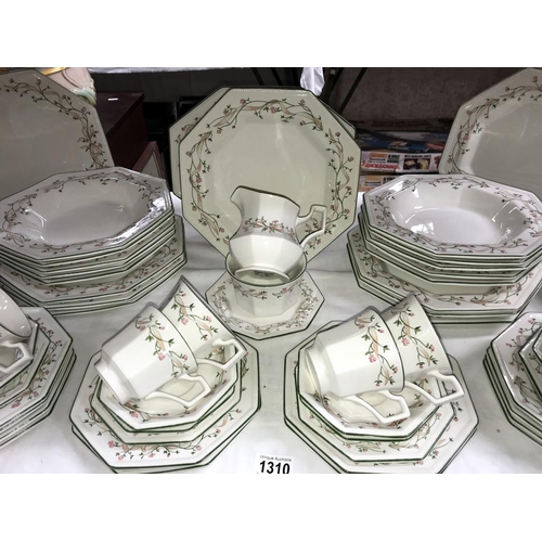 1310 - 60+ pieces of eternal Beau dinnerware by Johnson Bros