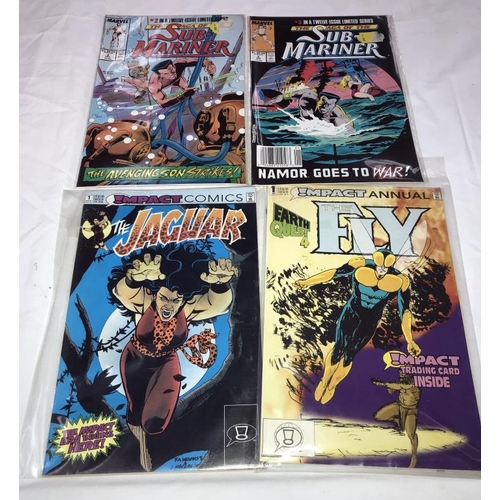 1326 - A large mixed collection of comics including Marvel, DC & others including Teen Titan, Avengers, Rag... 