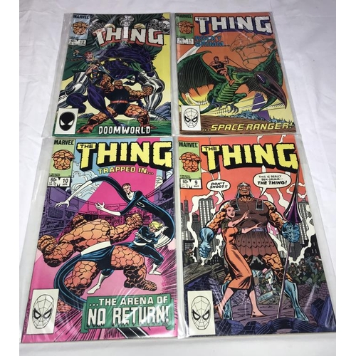 1332 - A good collection of Marvel comics including The Thing & Spider Woman etc.