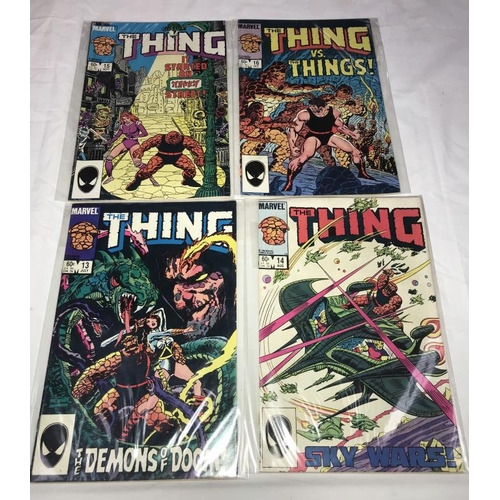 1332 - A good collection of Marvel comics including The Thing & Spider Woman etc.