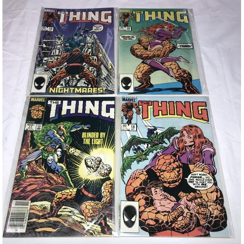 1332 - A good collection of Marvel comics including The Thing & Spider Woman etc.